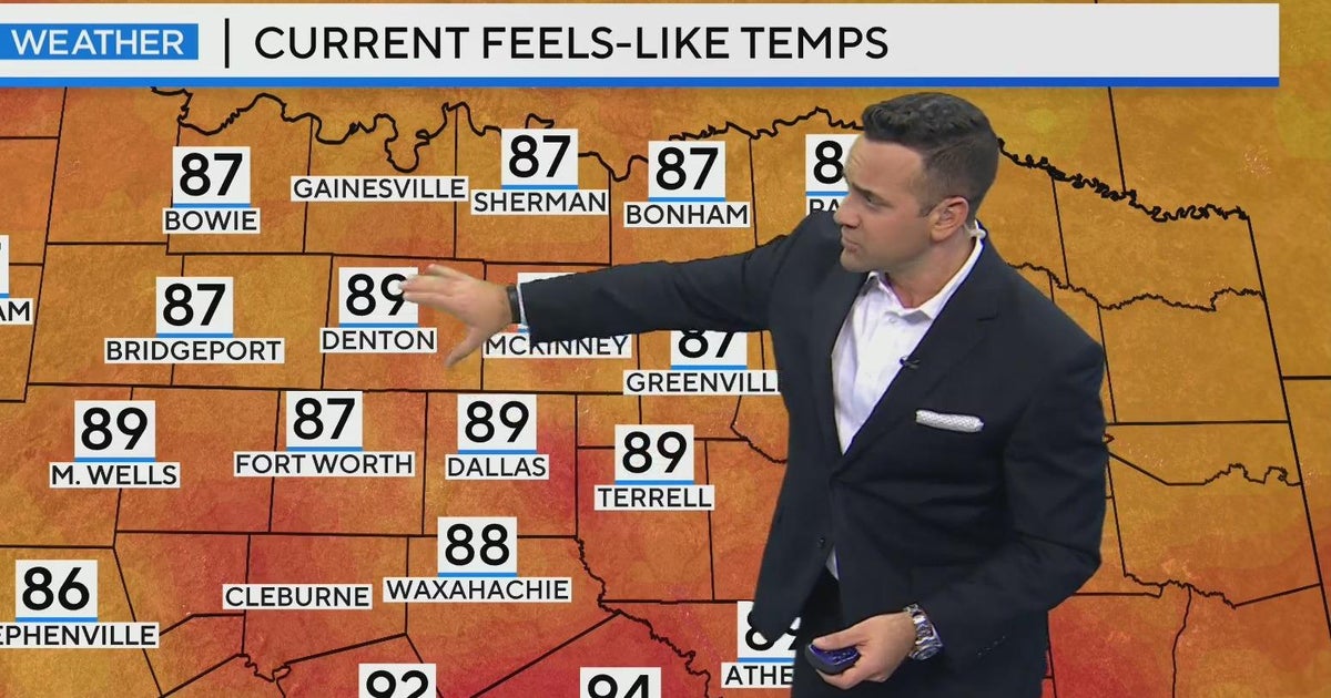 Above-average temperatures persist in North Texas - CBS Texas