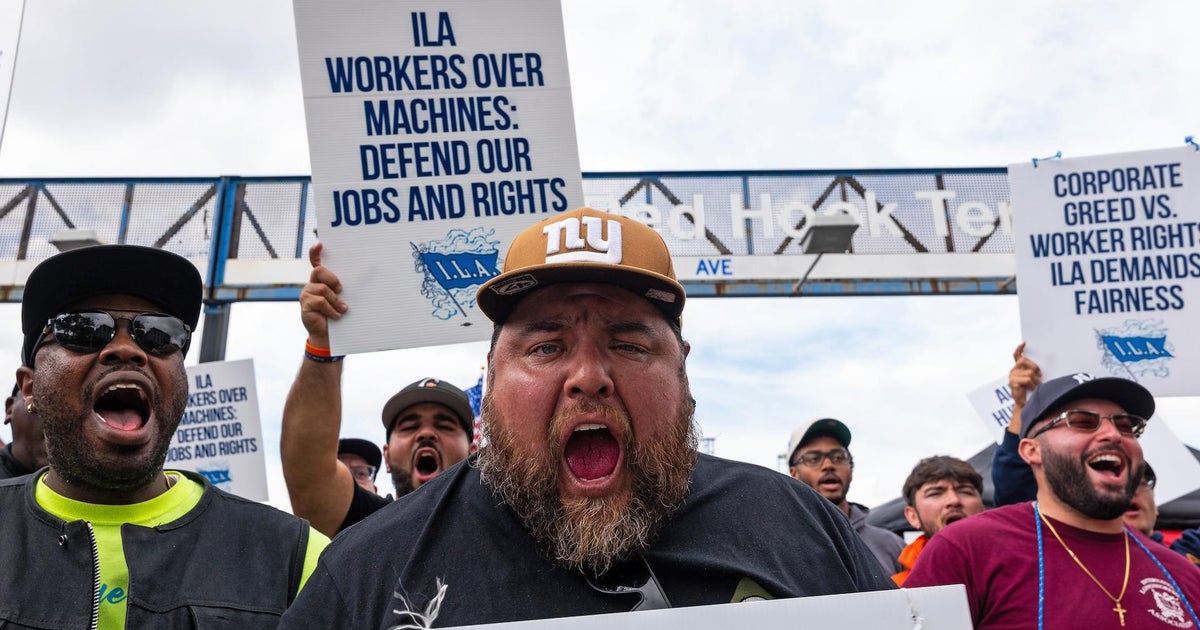 What dockworkers are demanding with union strike