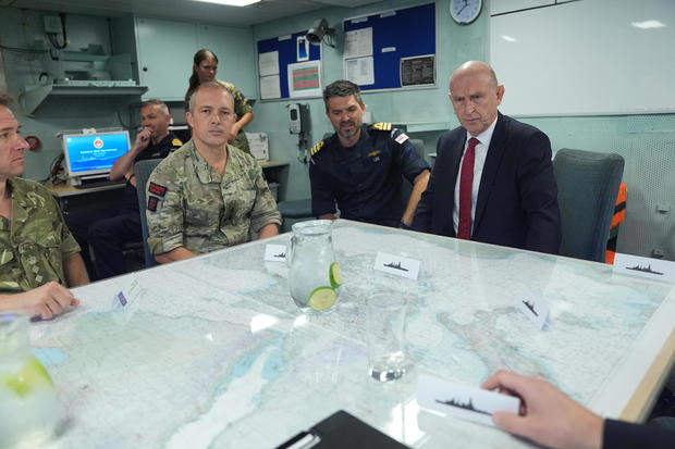 UK Defence Secretary John Healey Visits Troops In Cyprus 