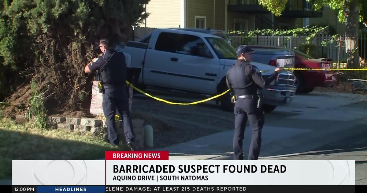 Suspect in South Natomas barricade situation found dead