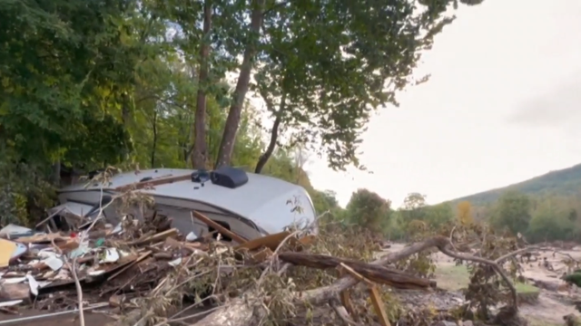 Helene destroyed their North Carolina campground, but they're staying put