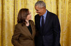 Vice President Kamala Harris and former President Barack Obama 