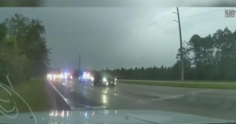 Florida man arrested after leading police on slow speed chase