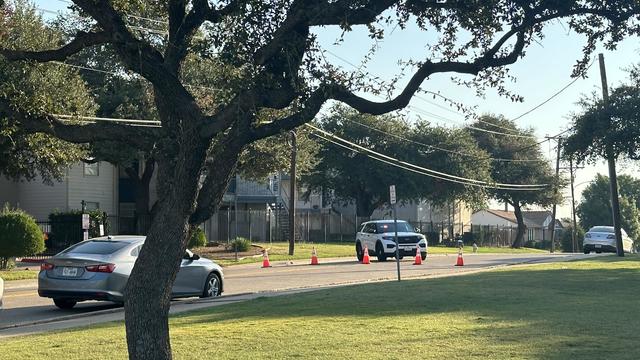 Police tape and crime scene 