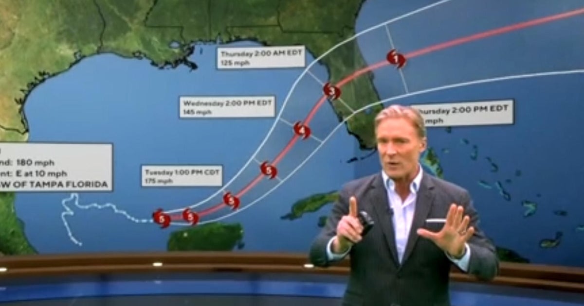 Hurricane Milton on path for landfall near Tampa Bay - CBS News