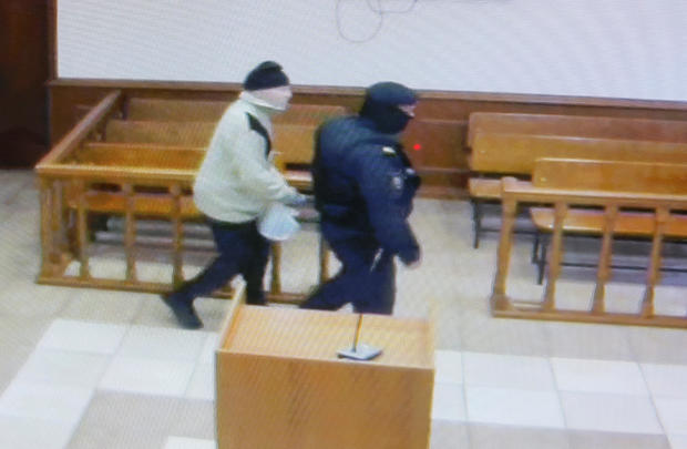 U.S. citizen Stephen Hubbard accused of fighting as a mercenary for Ukraine attends a court hearing in Moscow 