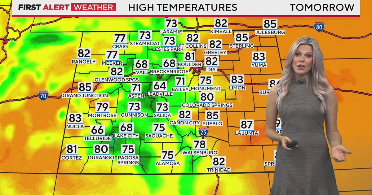 Temperatures stay well above normal for Colorado this week - CBS Colorado