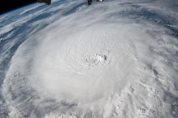 Photo from the International Space Station shows Hurricane Milton 