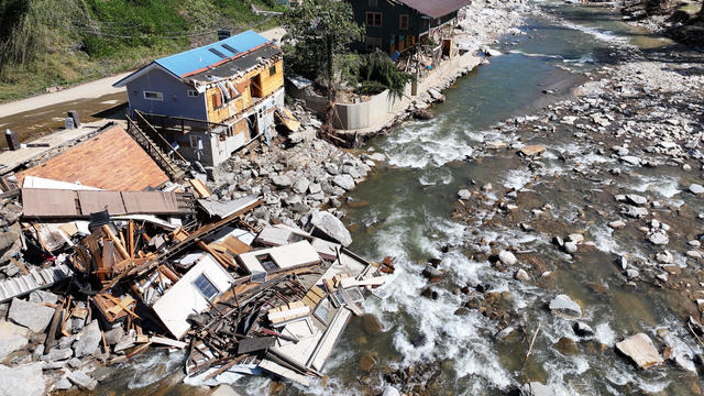 Storm Helene Causes Massive Flooding Across Swath Of Western North Carolina 