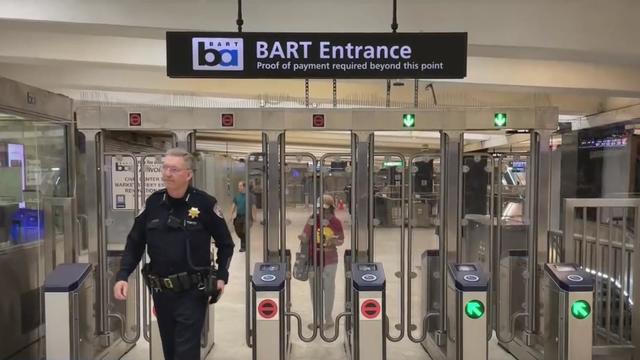 New BART fare gates 