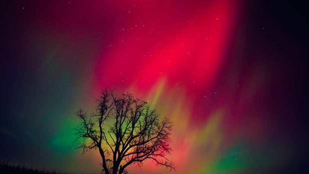 Espectacular exhibición de auroras boreales en Estados Unidos