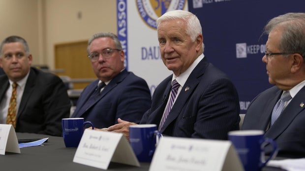 Al Schmidt and Tom Corbett