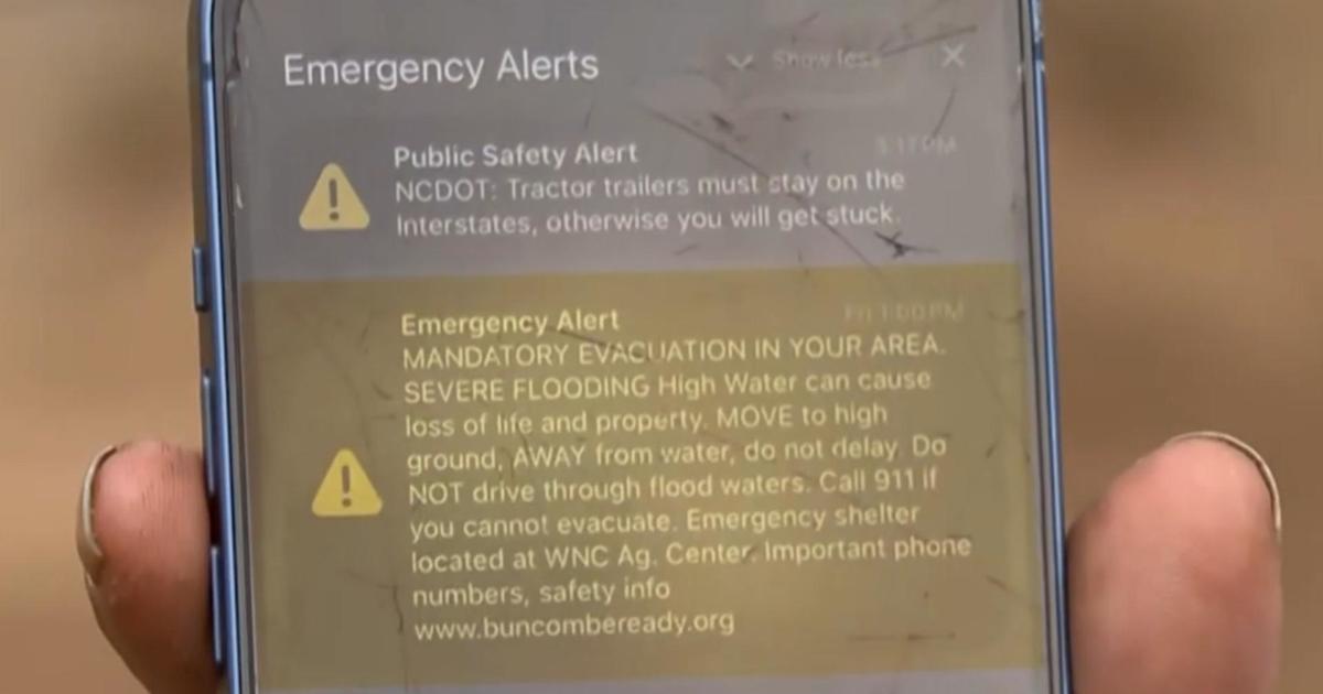 How emergency alerts work during hurricanes like Helene, Milton