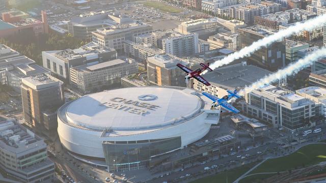 NBA All-Star Game promotional planes 