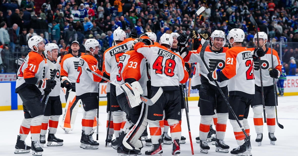 Cam York scores a strange goal, Morgan Frost wins the shootout, the Flyers open the season with a 3-2 win in Vancouver