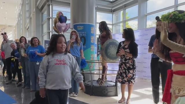 Make-A-Wish surprises young patient at University of Michigan Mott Children's Hospital 