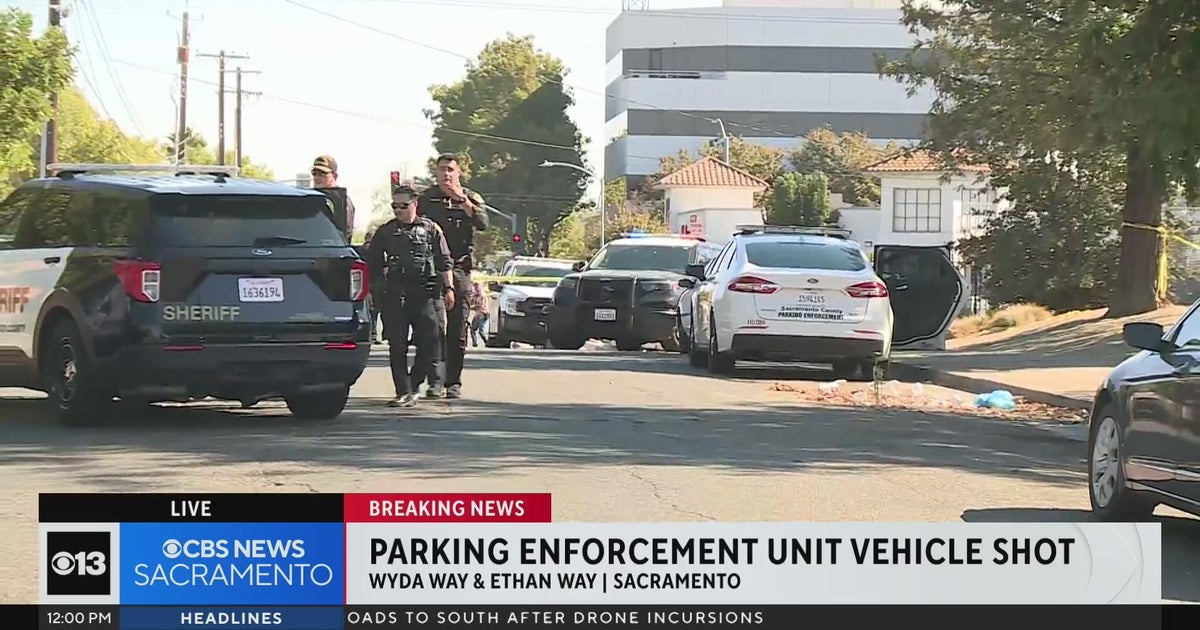 Parking enforcement vehicle shot at in Sacramento County