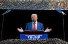 Former President Donald Trump speaks during a campaign rally on Oct. 13, 2024, in Prescott Valley, Arizona. 