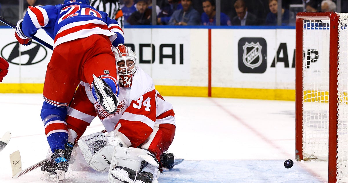 Rangers Secure 4-1 Victory Over Red Wings