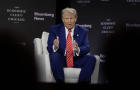 Former President Donald Trump Is Interviewed By Bloomberg News At The Economic Club Of Chicago 