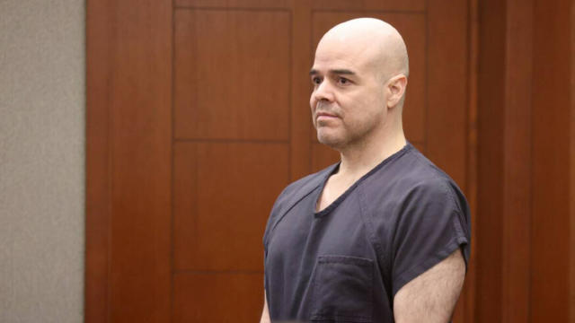 Robert Telles appears in court during a hearing at the Regional Justice Center in Las Vegas, Oct. 2, 2024. 