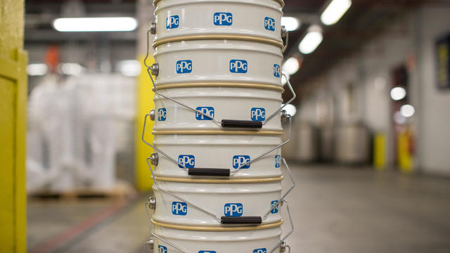 Paint Making Inside A PPG Industries Inc. Factory Following Akzo Nobel's $29 Billion Rebuff 