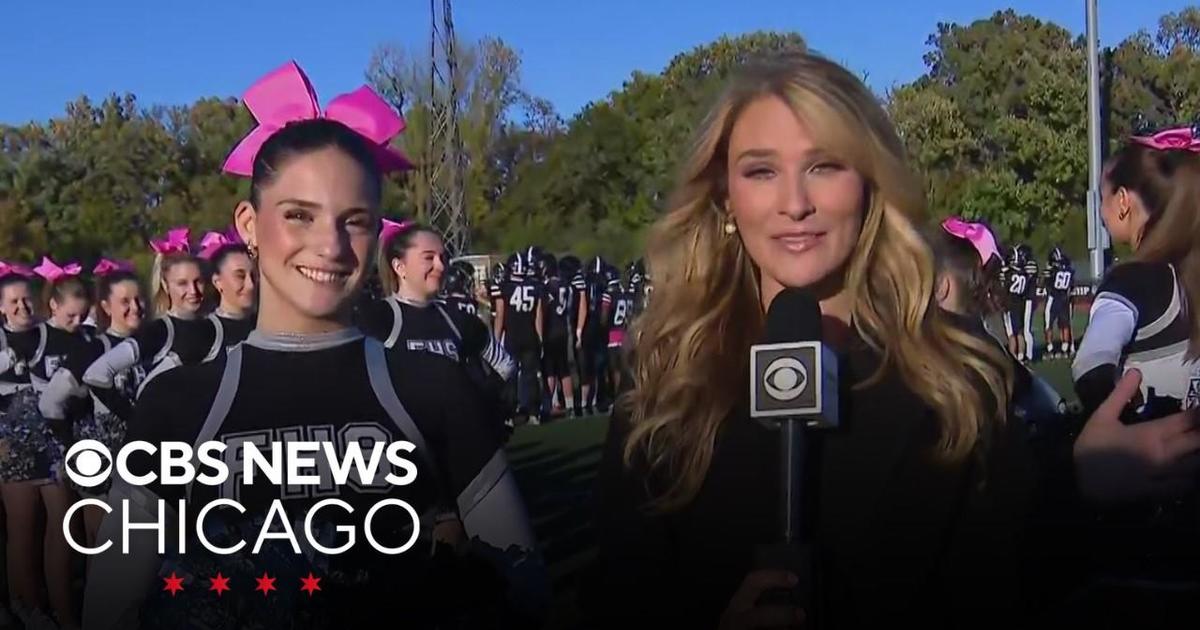 CBS News Chicago researcher Megan Hickey returns to Fenwick HS, her alma mater