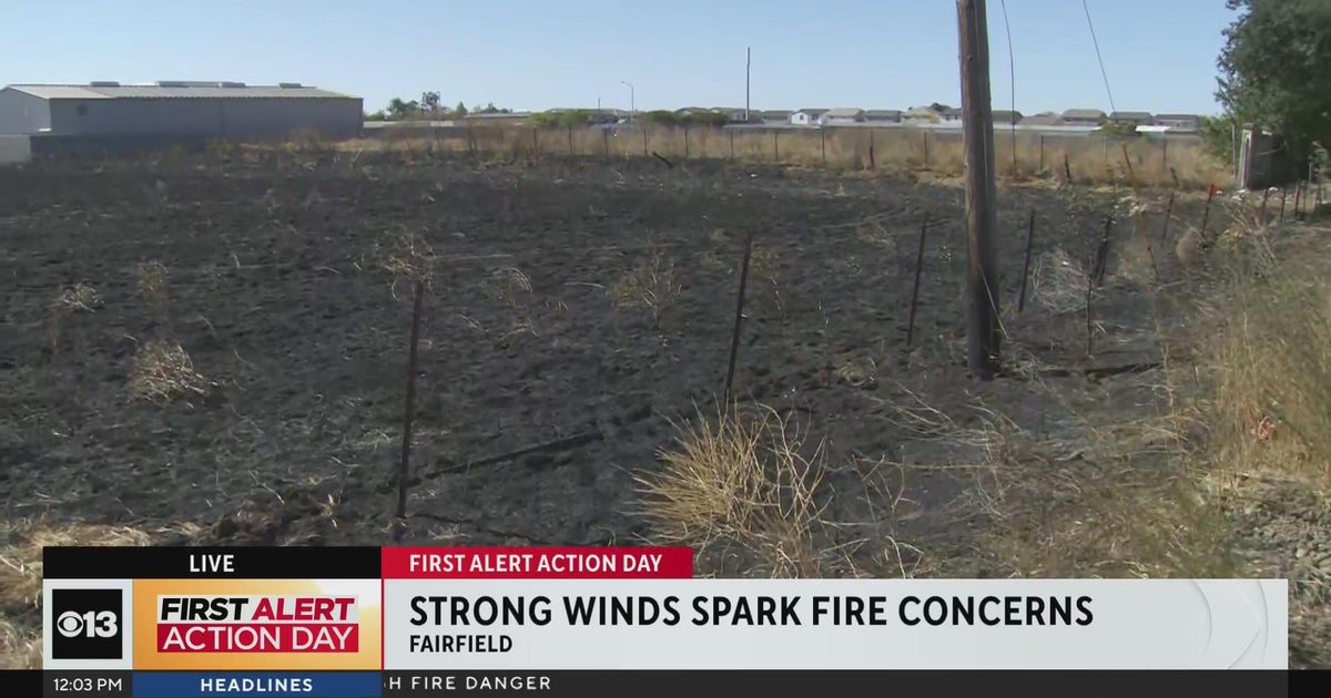 Strong winds fuel fire concerns across Northern California