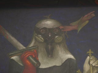 The haunted legend behind a Millvale church's famous murals - CBS