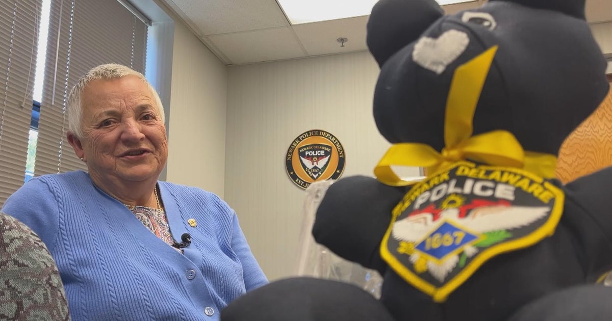 Delaware grandmother gives old uniforms from Newark Police Department new life in the form of teddy bears Delaware grandmother gives old uniforms from Newark Police Department new life in the form of teddy bears