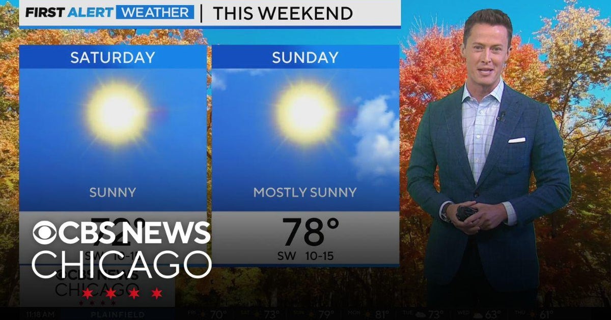 Warm and sunny weekend for Chicago area - CBS Chicago