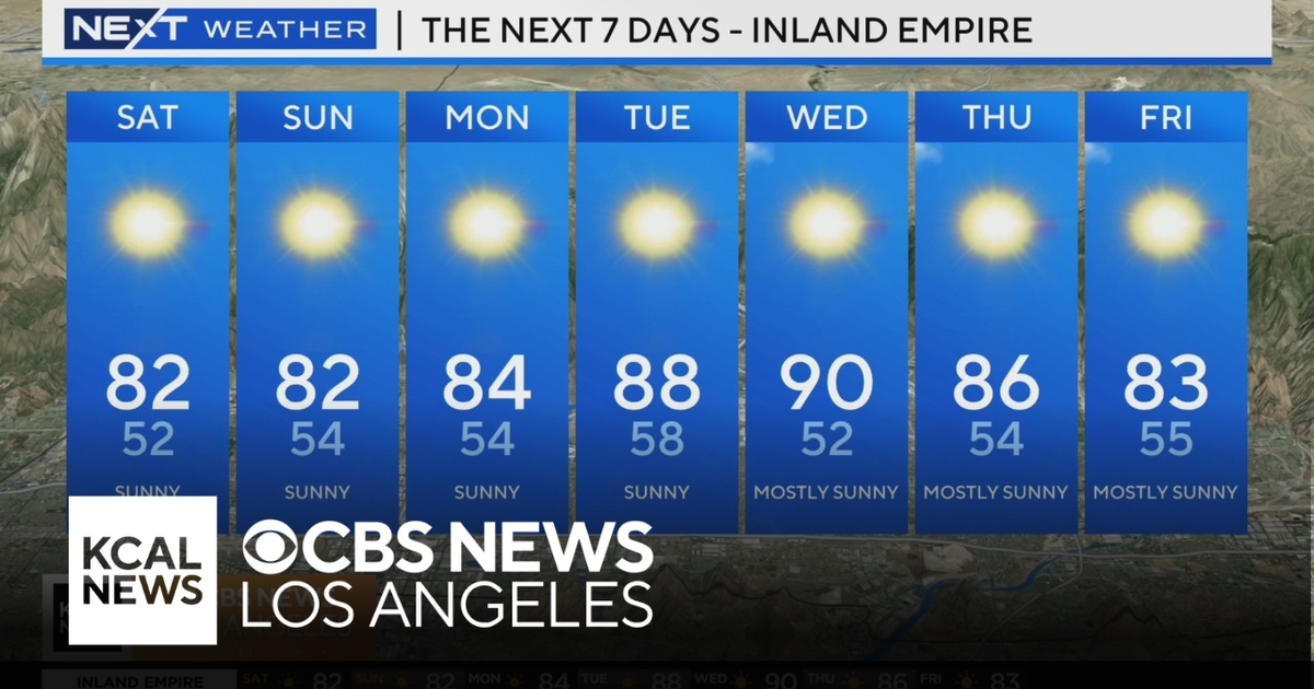 Alex Biston's 6 a.m. forecast - NEXT weather (10/19) - CBS Los Angeles