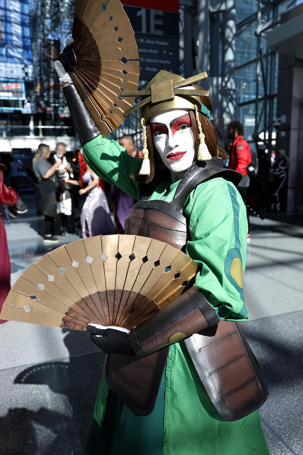 A cosplayer dressed as Suki poses during New York Comic Con at Jacob Javits Center on October 18, 2024 in New York City. 