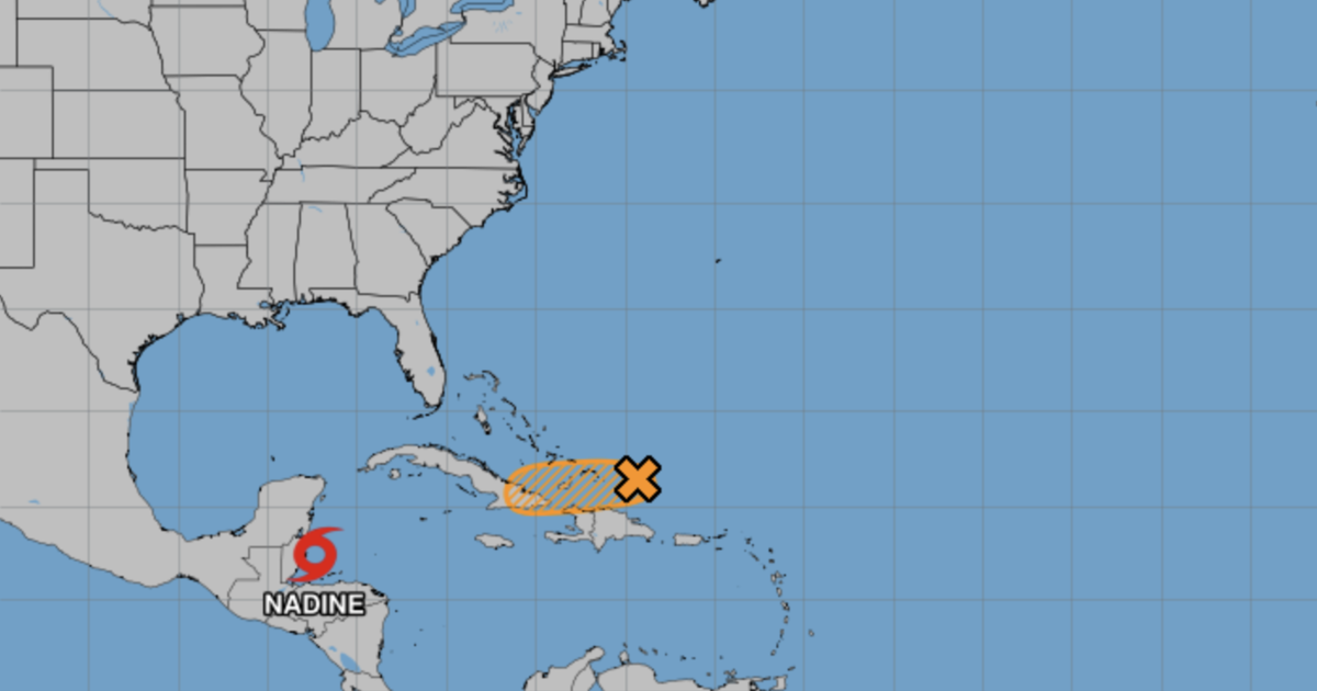 Tropical Storm Nadine will make landfall in Belize on Saturday