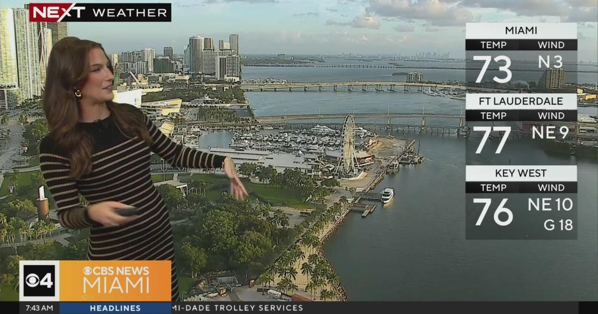 South Florida weather for Sunday 10/20/24 7 AM - CBS Miami