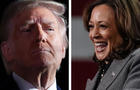 Donald Trump and Kamala Harris 