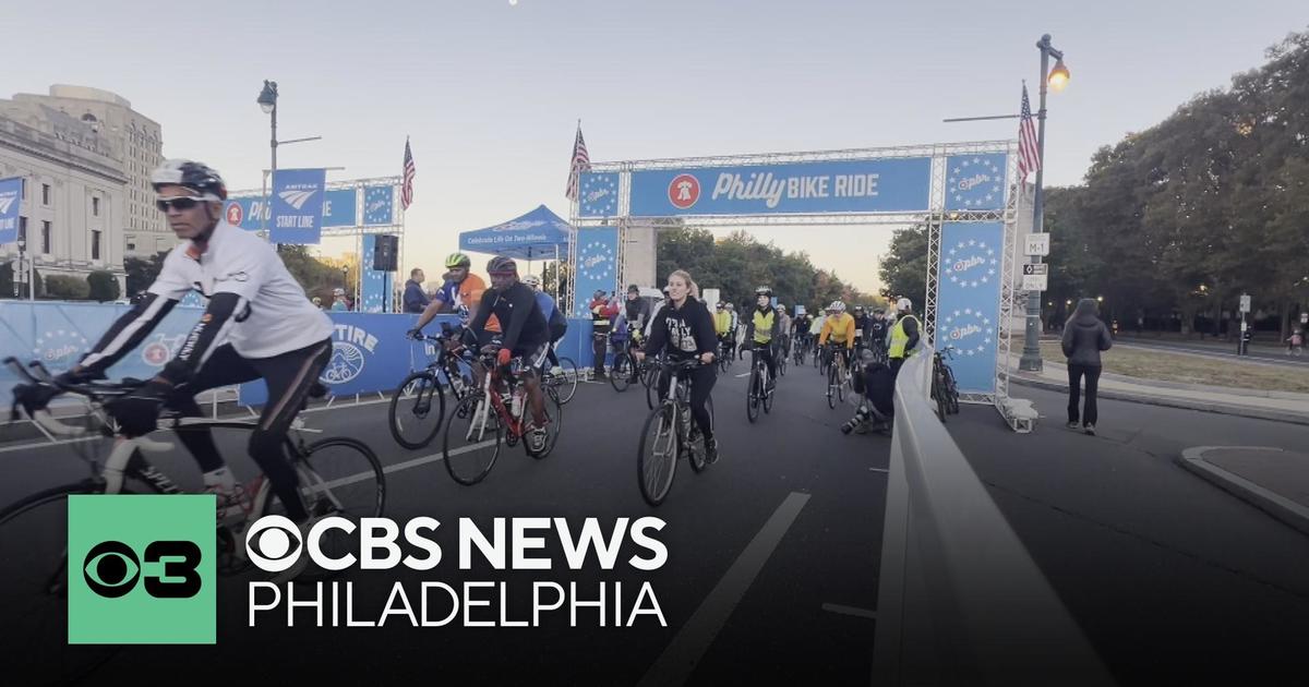 Thousands of cyclists participate in Philly Bike Ride CBS Philadelphia