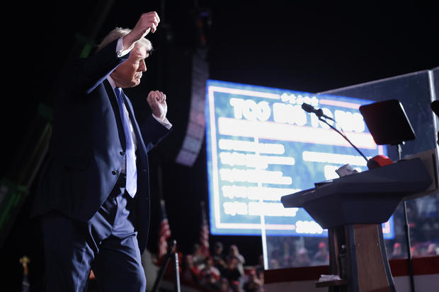 Republican Presidential Candidate Donald Trump Holds Campaign Rally In Latrobe, Pennsylvania 