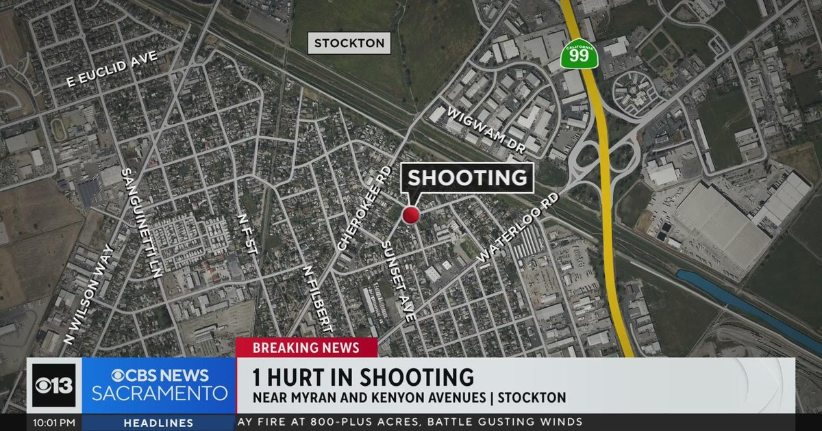 1 hurt in drive-by shooting near Stockton - CBS Sacramento