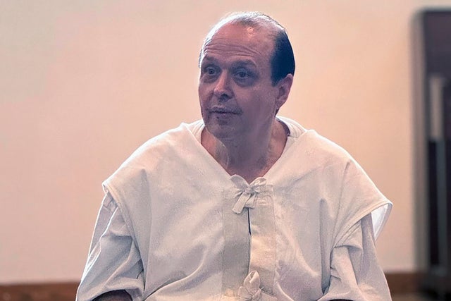 Texas lawmakers meet with Robert Roberson at a prison in Livingston, Texas, Sept. 27, 2024.