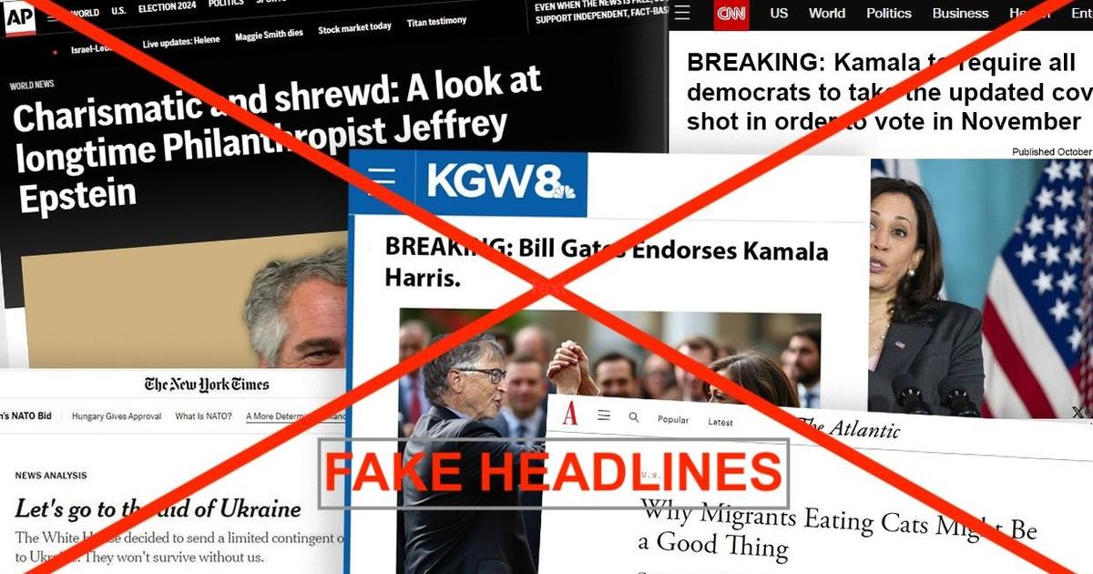 Fake news headlines are going viral. Here's what to know.