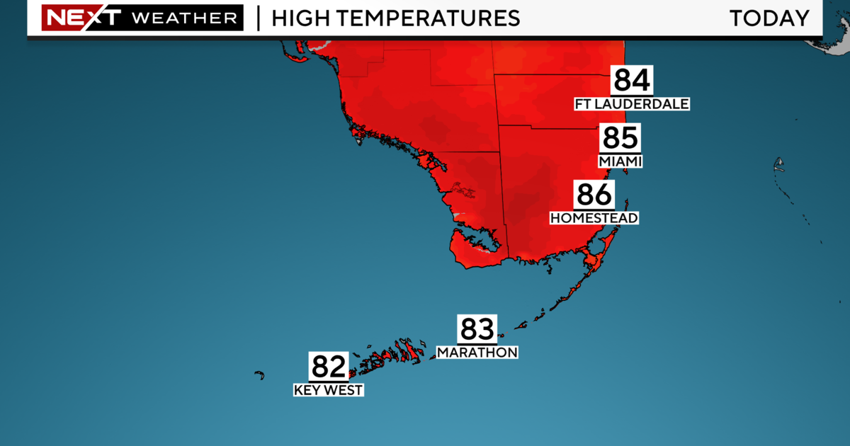 Another breezy South Florida afternoon expected, with passing showers