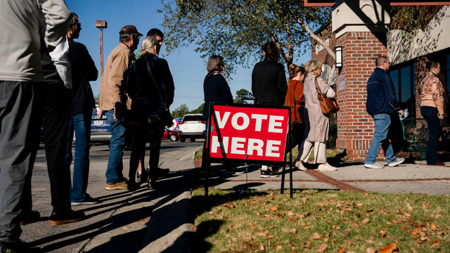 Residents Cast Ballots For US Presidential Election On First Day Of Early Voting In North Carolina 