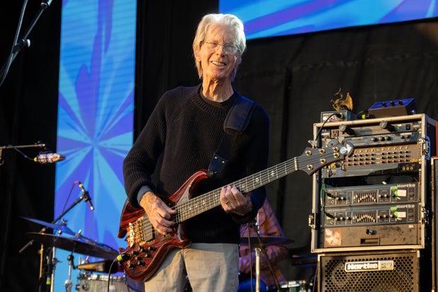 Phil Lesh performs during the Great South Bay Music Festival on July 22, 2023