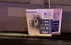 A ballot box is seen after an incendiary device was discovered inside it in Portland, Oregon, Oct. 28, 2024. 