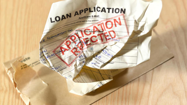 Loan application rejection 