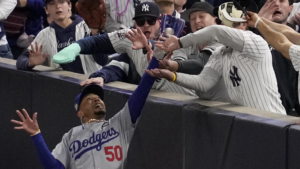 Yankees say fans thrown out for interference will not be allowed back
for World Series Game 5