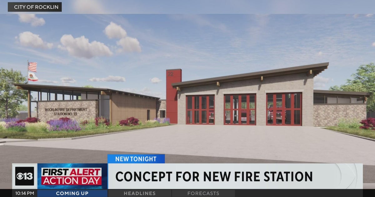 Rendering shows concept for new fire station in Rocklin