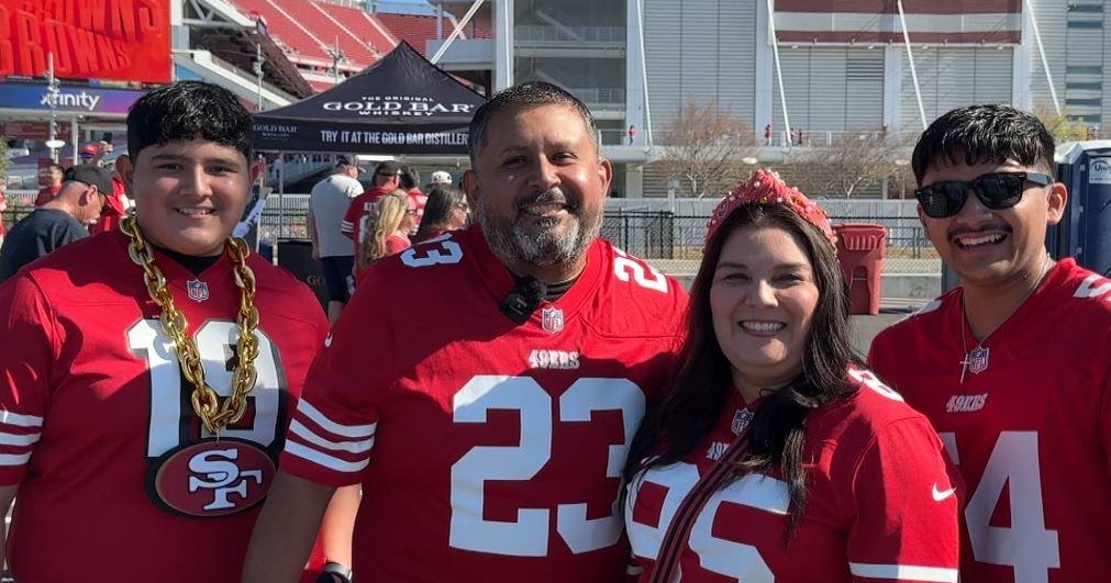 49ers Experience: Family from Texas attends 1st game at Levi's Stadium ...