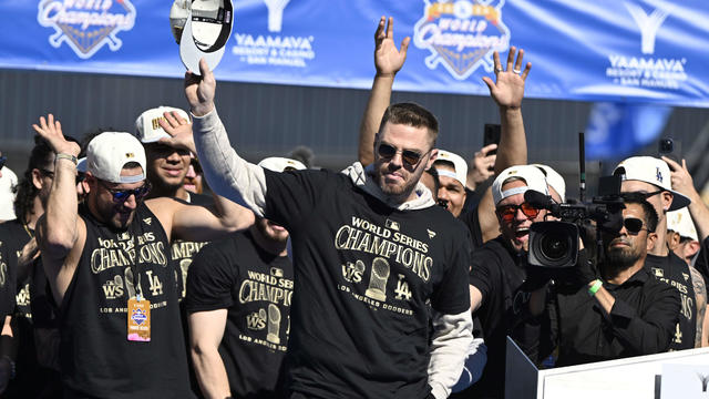 Celebration of the 2024 World Series Champion Los Angeles Dodgers at Dodger Stadium in Los Angeles, 